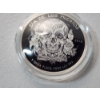 Image 3 : Rare 2018 "Day of the Dead" Domed Stencil 1 oz .999 Fine Silver Proof Round