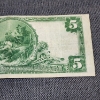 Image 5 : 1902 U.S. Large Size $5 National Banknote Issued By The Old National Bank of Grand Rapids MI ~ FR590