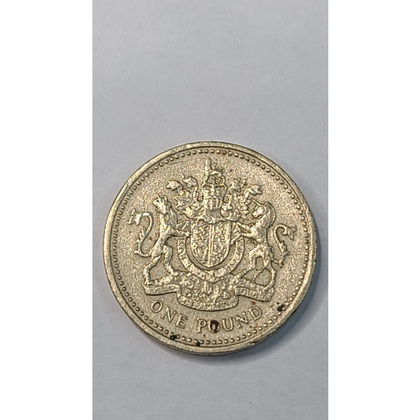1993 United Kingdom Queen Elizabeth II One Pound Coin