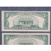 Image 7 : Lot of Two $5 Red Seal Federal Reserve Notes - 1953 & 1963