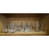 Image 1 : Kitchen Glassware - Assorted Shelf Of Glasses As Shown