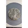 Image 2 : 2021 First Release Lady & The Dragon Gilt Cameroon S3000F Apocalypse MS 70 Antiqued 3 Oz Silver Coin