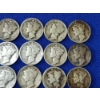 Image 3 : Lot of 20 Assorted Years Silver Mercury Dimes - 90% U.S. Silver - Face Value $2.00