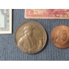 Image 7 : Large Lot of Assorted Foreign Paper Currency & 3 Assorted Medals/Tokens