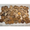 Image 1 : Approx. $1.00 Face Value of Assorted 1950's Lincoln Wheat Pennies 