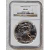 Image 1 : NGC MS69 Graded "1998" Silver 1oz. Eagle