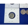 Image 9 : x7 Assorted Years Higher-Grade Silver Mercury Dimes FV: $0.70