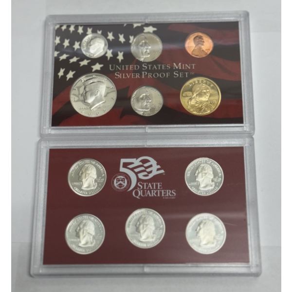 2005 United States Mint Silver Proof Set- Assorted Coins 