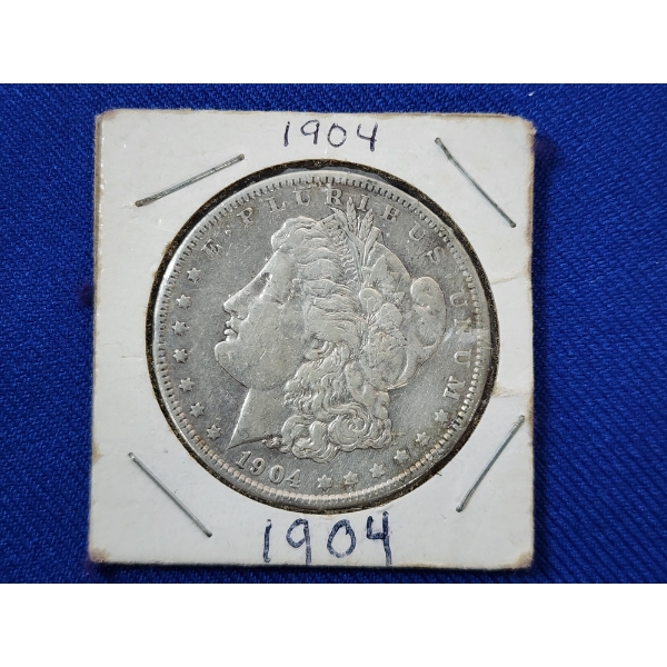 1904 90% Silver Morgan Dollar 