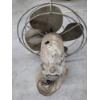 Image 3 :   Interesting Vintage Handmade Stool Christmas Tree Holder And GE Table Fan 