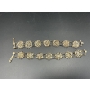 Image 1 : 2  Gorgeous Vintage Bracelets - Floral Pattern - ~7.5 inches long (unclasped) 