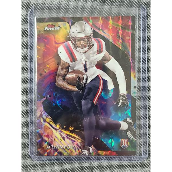 2024 Topps Finest Ja'Lynn Polk ROOKIE Card NUMBERED 15/15