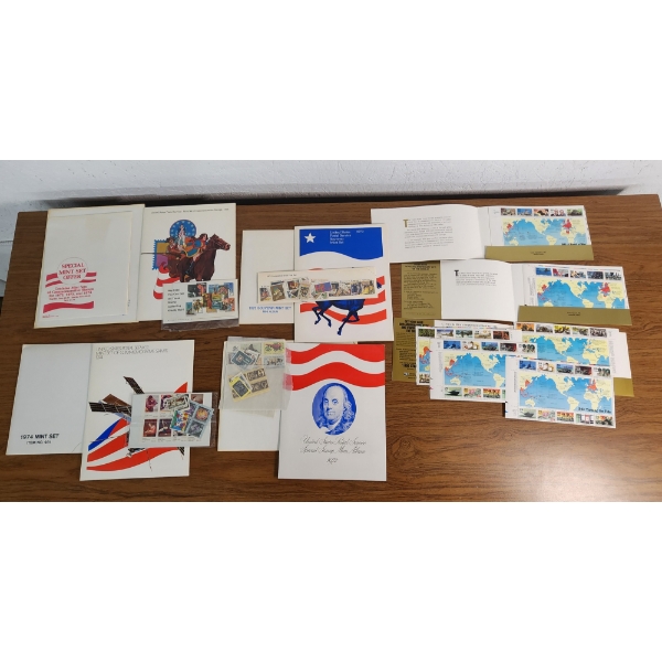 U.S. Stamp Collectibles Including WWII Commemoratives and Special Mint Albums