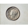 Image 2 : 1937 Silver Mercury Dime - U.S. 90% Silver Coin 