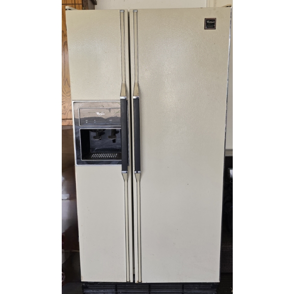Garage Fridge - Side by Side Whirlpool - 32.5W x 31.75D x 66.25T