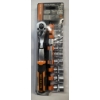 Image 1 :  Brand New Workin Industrial 12 Piece 3/8'' Ratchet Handle With Sockets Set 