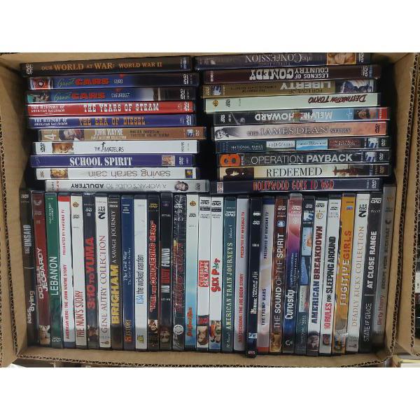 Full Box Of Movie Dvd's - Large Quantity, See Photos For Selections Included