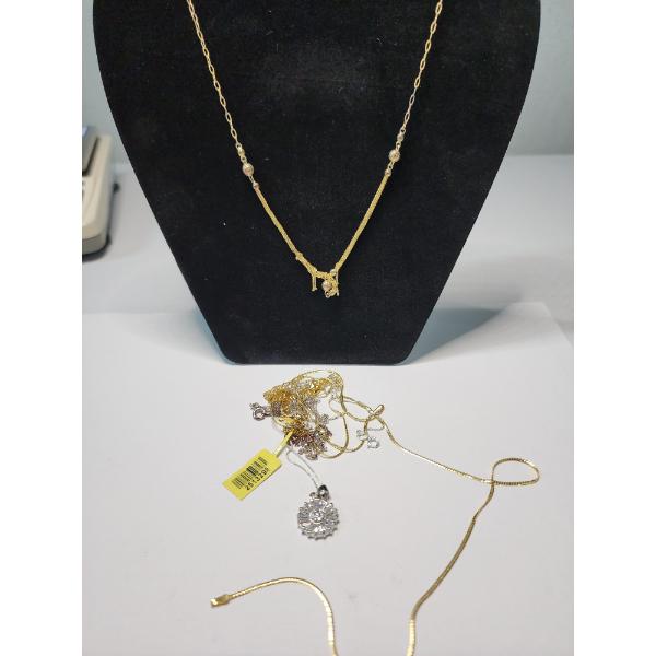 Lot of Assorted Sterling Silver Necklaces - Tangled. TW: 19.3g