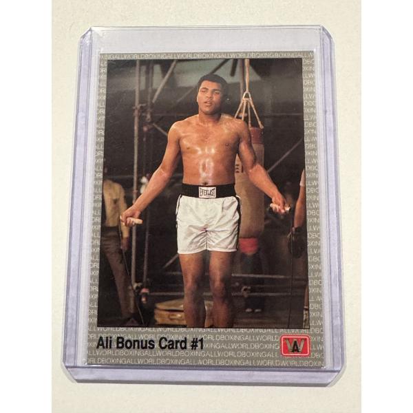 1991 World Champion Muhammad Ali All World Boxing Sports Card In Protective Holder - Mint Condition