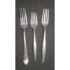 Image 1 : (3) Sterling Silver Forks - Total Weight: 140.6g