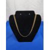 Image 1 : 14K Yellow Gold Curb Cuban Link Necklace - 22in - 14.6 grams