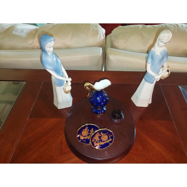 Small Group Of LLadro Style Figures Plus Additional As Shown -see pics