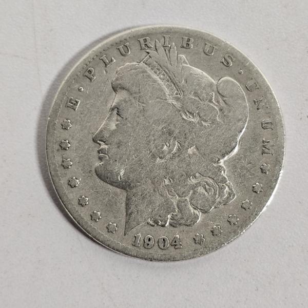 1904-S Morgan 90% Silver Dollar