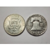 Image 4 : Two 90% Silver Half Dollars - 1 Kennedy & 1 Franklin Half - $1.00 Face Value