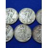 Image 3 : x8 Assorted Years 90% Silver Walking Liberty Half Dollars FV: $4.00