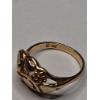 Image 5 : 10K Black Hills Gold Tri-Color Ring (Size 7) & 10K Gold Pair Of Matching Earrings-Total Weight: 4.7g