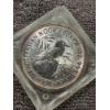 Image 1 : 1990 Australian Kookaburra 1 Oz .999 Silver Ounce Coin in Holder 