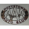 Image 1 : Vintage Metal AAA Emblem - Unique "Pottstown Auto Club"