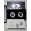 Image 1 : Stunning 2 Coin Silver Proof Set - 2023 S  Morgan & 2023 Peace Silver Dollar Proof Set 1.718 Tr Oz