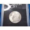 Image 2 : 1885 Carson City Uncirculated Morgan Silver Dollar in Display