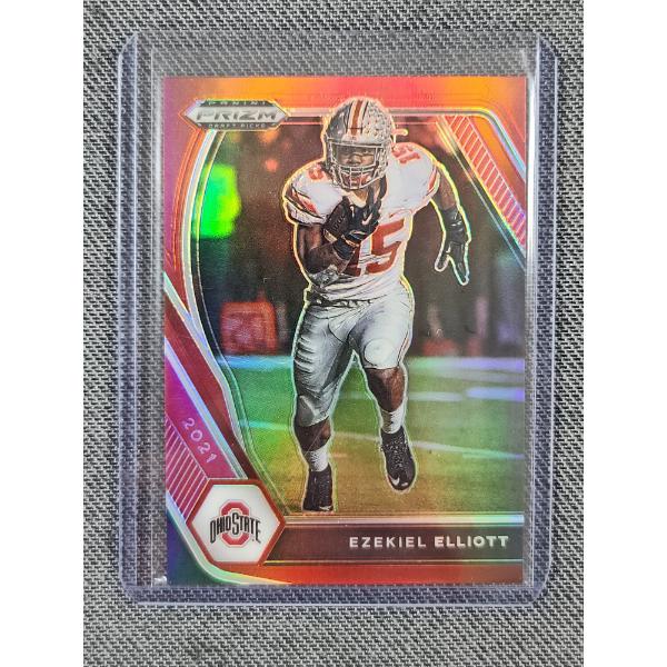 2021 Panini Prizm Draft Picks Ezekial Elliot OSU No.87 NUMBERED 167/299