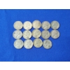 Image 1 : Lot of 14 Jefferson Nickels Years: 1942, 1943, 1944, 1945