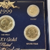 Image 4 : 1999 24k Gold-Plated U.S. Mint 5-Coin Set 