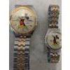 Image 1 : Lorus Quartz Disney Mickey Mouse Two Toned Band His & Hers Watches
