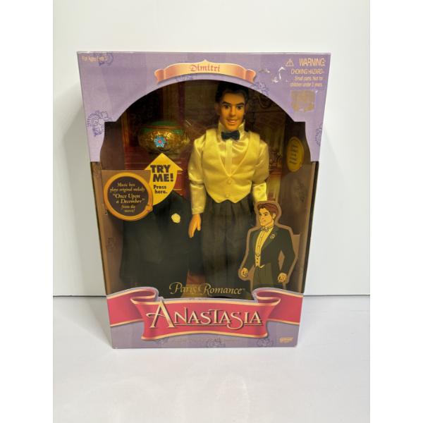 Anastasia "Dimitri" Doll in Original Packaging - 1997 - Paris Romance - Music Box