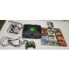 Image 1 : Original XBOX With Power Cords, AV Jacks, Controller & Games *Untested* Does Power On