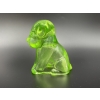 Image 8 : Degenhart Dogs - Apple Green - Uranium Glass with Beautiful Glow - Adorable Dog Figurine - ~2.5 inch