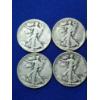 Image 2 : x10 Assorted Years 90% Silver Walking Liberty Half Dollars FV: $5.00
