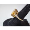 Image 3 : Exceptional 14K Yellow Gold Ring with Large Citrine Stone - Total Weight: 6.1g