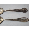 Image 3 : x2 Mount Union College Alliance Ohio Souvenir Spoons TW: 36.2g