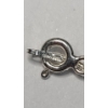 Image 5 : Women's Sterling Silver 16" Necklace, Size 7 Ring & Earrings Set - Total Weight: 7.7g