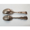 Image 2 : Two Vintage Sterling Silver Spoons TW: 45.6g