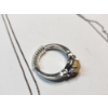 Image 5 : Gorgeous Sterling Silver Opal and Purple Ring and Necklace - TW: 5.7g