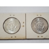 Image 2 : Two 1964 90% Silver Kennedy Half Dollars 