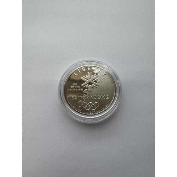 Proof Silver Dollar- 2002 Olympic Winter Games Commemorative Coin