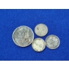 Image 5 : Lot of 4 Assorted Foreign Silver Coins - See Description!  